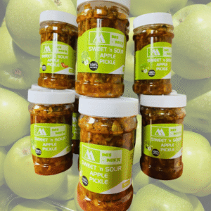 Homemade Sweet & Sour Pickled Apple